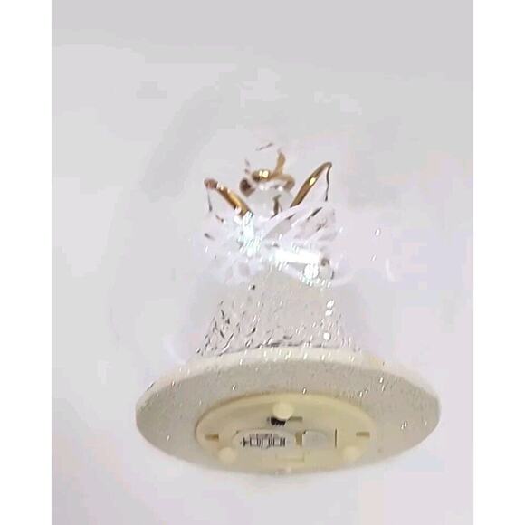Sorelle Angel Spun Glass Globe Ornament LED Light in Set of 3 Ornaments X-E - Picture 10 of 16